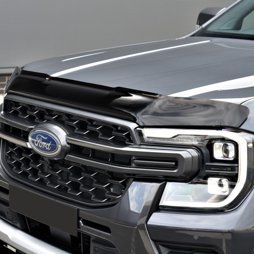 Ford Ranger 2023- Dark Smoke Bonnet Guard