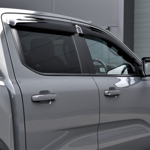 Ford Ranger 2023- Tinted Wind Deflectors