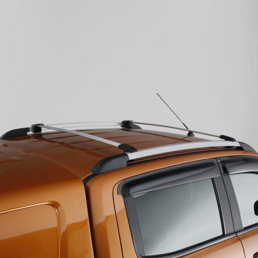 Ford Ranger 2012-2022 Silver Cross Bars for Roof Rails