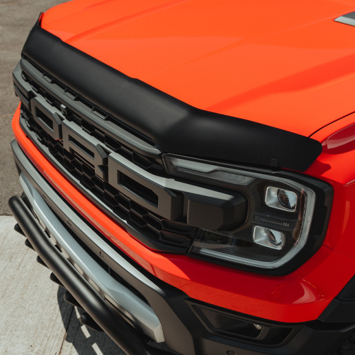 Ford Raptor 2023- Matt Black Finish Bonnet Guard