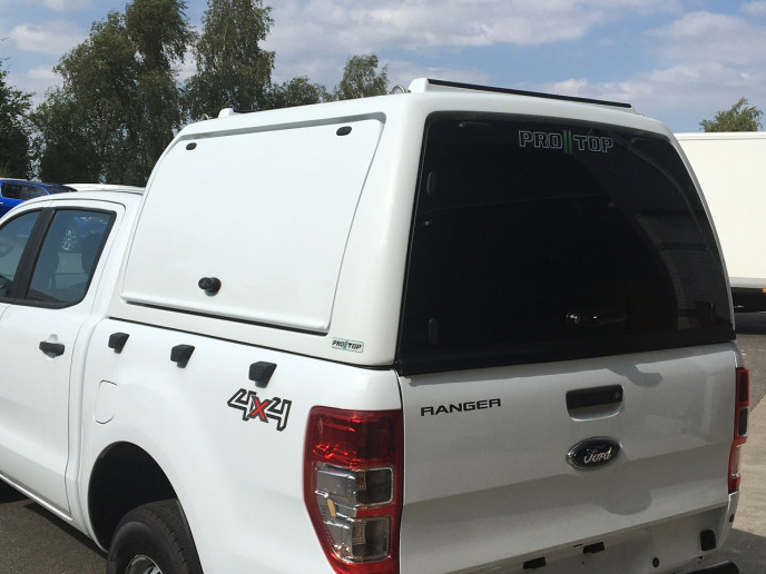 Ford Ranger Double Cab High Roof Pro//Top with Glass Rear Door