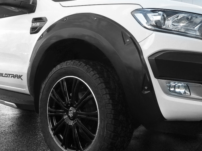 X-treme Wheel Arches Kit In Sea Grey For Ford Ranger 2016