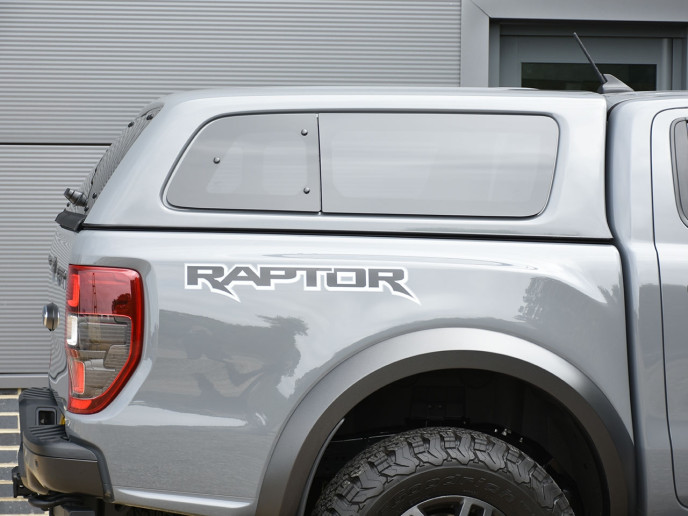 Aeroklas Leisure hard top fitted to Ford Ranger Raptor