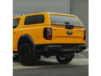 Ford Ranger 2023- Aeroklas Leisure Hardtop with Pop-Out Windows and Roof Rails