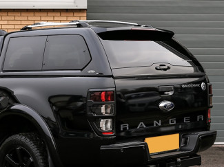 Ford Ranger double cab fitted with Alpha GSE hard top in black