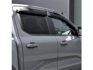 Ford Ranger 2023- Tinted Wind Deflectors