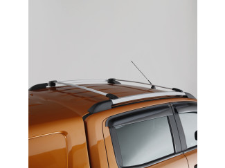 Ford Ranger Wildtrak 2012-2022 Silver Cross Bars for Roof Rails
