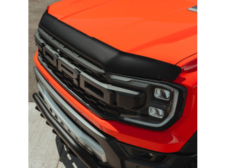 Ford Raptor 2023- Matt Black Finish Bonnet Guard