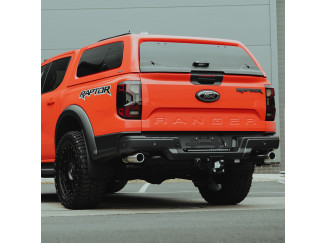 Ford Ranger 2023- Aeroklas Leisure Hardtop with Pop-Out Windows and Roof Rails