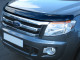 Ford Ranger T6 2012-2016 Dark Smoke Bonnet Guard