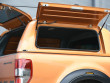 Alpha CMX gullwing hard top fitted to Ford Ranger