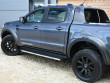 New Ford Ranger fitted with colour coded wheel arch kit in mattblack and wildtrak grey