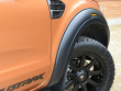 Front Matt black wheel arch of the 2019 Ford Ranger double cab