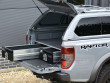 Alpha GSE truck top with pop-out side windows on a Ford Ranger Raptor