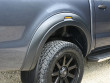 Rear matt black wheel arch of the 2019 Ford Ranger double cab