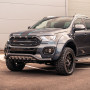 Ford Ranger Double Cab Predator Styling Stipe in Matt Black and Blue Pin Stripe