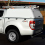 Ford Ranger ProTop Tradesman Canopy in White - Solid Rear Door with Central Locking