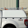 Ford Ranger ProTop Tradesman Canopy in White - Solid Rear Door with Central Locking