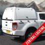 ProTop High Roof Gullwing Canopy for Ford Ranger in White with Central Locking