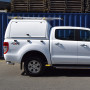 ProTop High Roof Gullwing Canopy for Ford Ranger in White with Central Locking