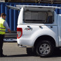 ProTop High Roof Gullwing Canopy for Ford Ranger in White with Central Locking