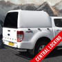 Ford Ranger ProTop High Roof Tradesman Canopy in White with Central Locking