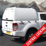 Ford Ranger ProTop High Roof Tradesman Canopy in White with Central Locking