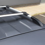 Aluminium Alpha GSE canopy cross bars in silver for the 2023- Ford Ranger