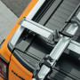 Ford Ranger 2023- Wildtrak Roll Top Cross Bars - Aero Wing Silver