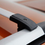 Ford Ranger 2012-2022 Silver Cross Bars for Roof Rails